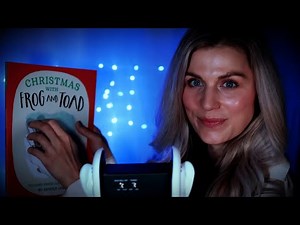 Sleepy ASMR reading Frog and Toad at Christmas✨Whispered and Softspoken chats
