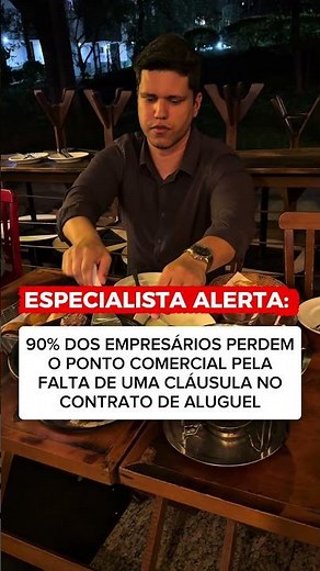 🚨 90% DOS EMPRESÁRIOS PERDEM O PONTO COMERCIAL POR FALTA DE UMA CLÁUSULA NO CONTRATO