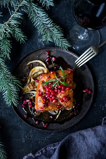 Pomegranate Salmon