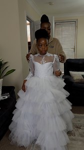 6.7K views · 157 reactions | Dressing our daughter up for her first holy communion is a blessing ❤️ | Naomi Plusglam | Facebook