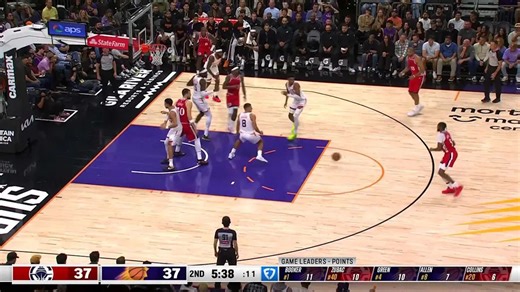 Bradley Beal sets up the nice finish