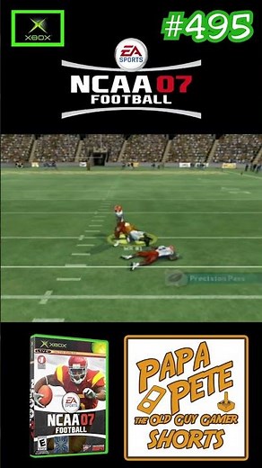 NCAA Football 07 - Papa Pete's Original Xbox Gameplay Shorts #xboxog #xboxgameplay