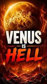 Venus: The Beautiful Planet That Turned Into Hell #Venus #SpaceFacts #Astronomy #SolarSystem #Shorts