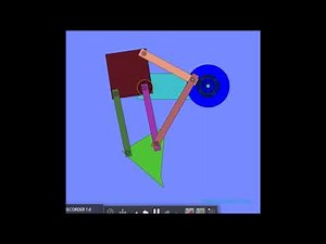 Jansen Strandbeest Linkage Simulation Using Algodoo