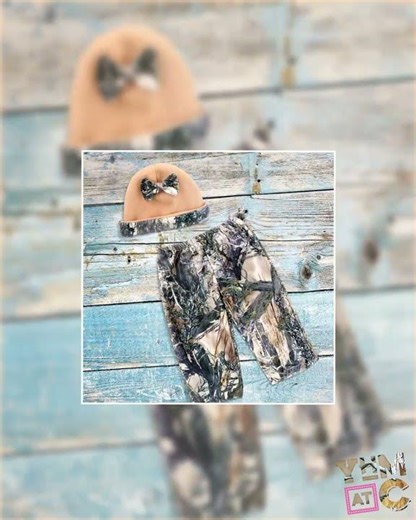 Camo Hat & Pants Set