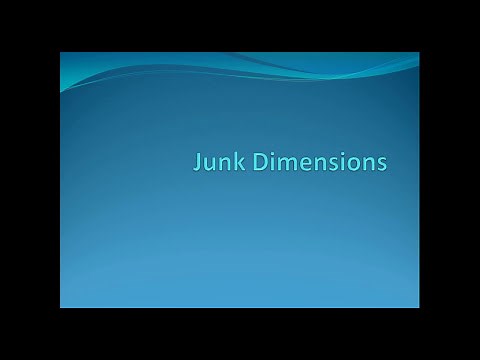 What are Junk dimensions?