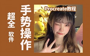 新手必学ipad里的procreate的手势操作(一)超全整理都在这里啦,提高效率秘诀
