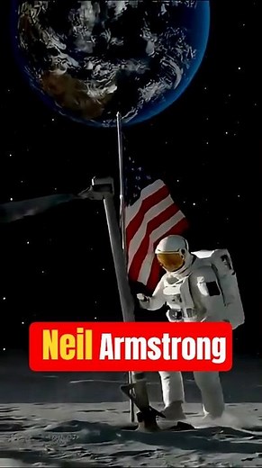 The First Step on the Moon 🌚 #MoonLanding #NeilArmstrong #usa #SpaceHistory #NASA
