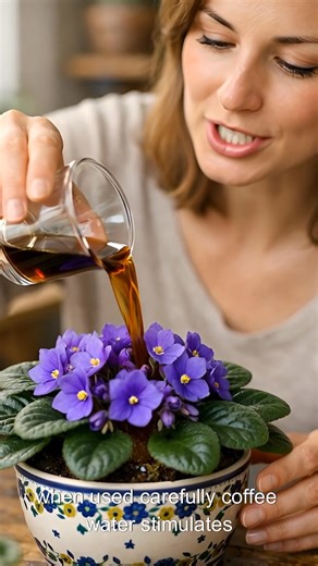 Diluted leftover black coffee can serve as a nitrogen-rich, slightly acidic fertilizer for houseplants and garden plants, but it must be used sparingly. Mix one part cooled coffee with at least 1-5 parts water to avoid over-acidifying the soil or burning roots, applying only once a week or every few weeks | Home Gardening