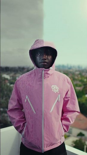 Fire Rainjacket by @mertra 💦Link in bio🔗 #streetwear #windbreaker
