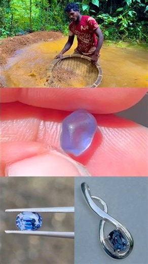 Blue Spinel I Found Became Handcrafted Jewelry #ceylongems #handmadejewelry #bluespinel #jewellery