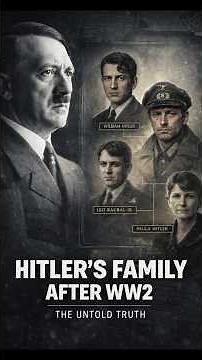 What Happened To Hitler's Family After WW2? #HistoryDocumentary #WW2 #HitlerFamily
