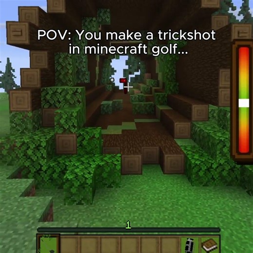 NASTY Minecraft Golf Trickshot!