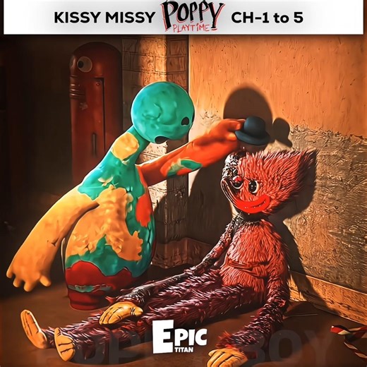 KISSY MISSY CH-1 to 5 🔥#poppyplaytime #poppyplaytimechapter5