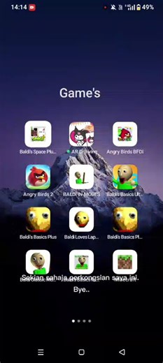 Cara mau hack Baldi's Space Plus atau Angry Birds Space mod