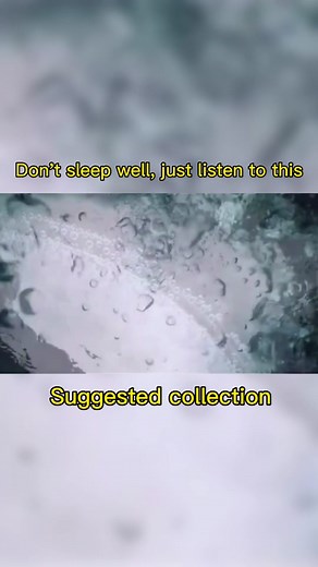 The water bubbles sound to reduce stress, and when you can't sleep, open and listen