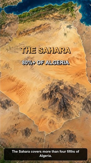 Algeria Africa’s Largest Country Is Mostly Desert 🇩🇿