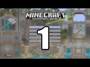 minecraft creative mode glitch platinum trophy walkthrough part 1