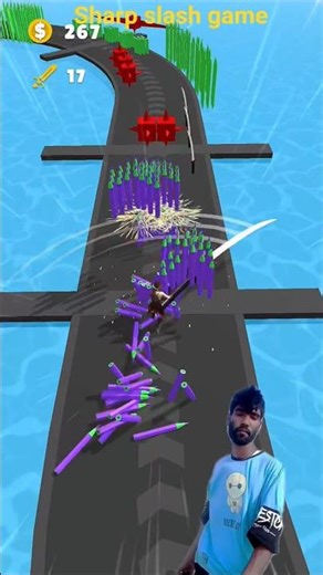 sharp slash game play#gamer #3d #run #game #play #viralvideo #shorts