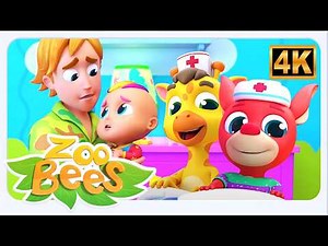 Sick Song for Kids | Feel Better Soon Nursery Rhymes by Zoobees Kids ABC TV