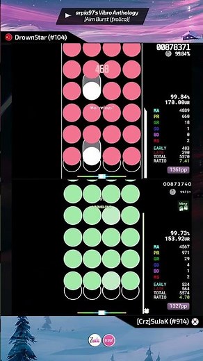 Vibro is a skill. #osu #osugame #osumania #rhythmgame #osumania4k #osumaniaskins