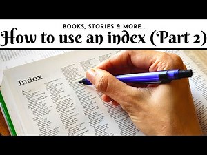 How to use the Index in a book | Index search | Multi - volume encyclopaedia | exceptional cases