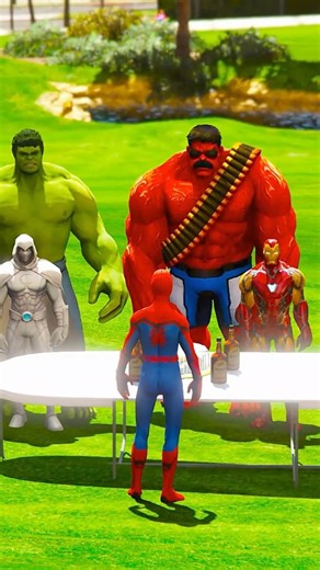 GTA 5 :- fake spiderman in Superman party #shorts