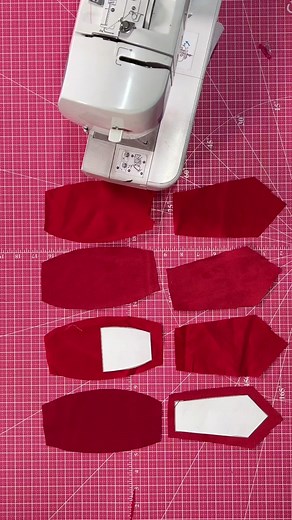 Making a little necktie, this is a clip from the video I just posted over on YouTube of making my 15th anaversary Miku #sewing #sewingtiktok #sewingtutorial #diy #easysewing #hatsunemiku