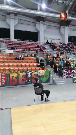 sektor gospodarzy: BBTS Bielsko-Biała w meczu z Indykpol AZS Olsztyn 29/12/2025