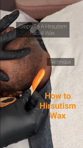 How To Hirsutism Wax #ChinWax