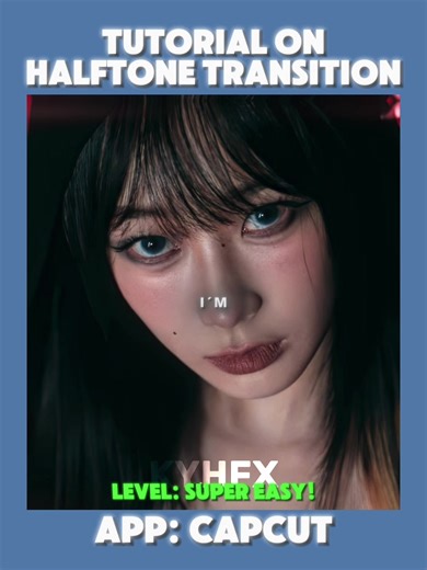 Halftone Transition Tutorial on CapCut