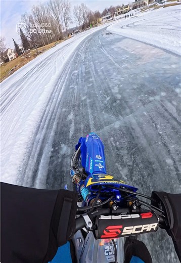 First Time Riding on Ice: A Wet Adventure