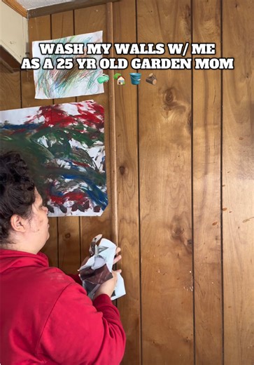 Scrubbing Walls with a Garden Mom