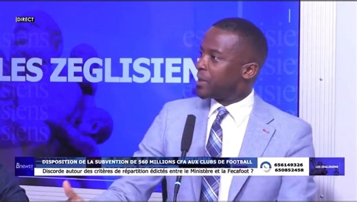 96K views · 1.8K reactions |  [ Extrait ] - Ernest Obama sur la subvention de l’Etat aux clubs professionnels. ️ ‘’ Tous les problèmes de Samuel Eto’o ont commencé par là , c’est parce qu’il veut vérifier que l’argent arrive chez les joueurs ‘’ | Bnews1 | Facebook