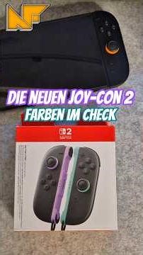 Nintendo Switch 2 - new Joy-Con 2 colors purple-green reviewed & direct color comparison