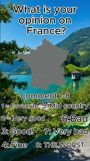 What is your opinion on France? #mapping #europe #france