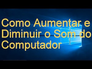 How to increase and decrease computer volume