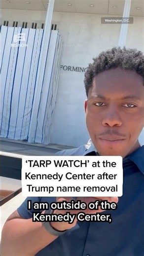 'TARP WATCH' at the Kennedy Center after Trump name removal