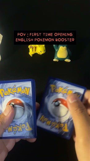 POV First Time Opening English Pokemon Booster