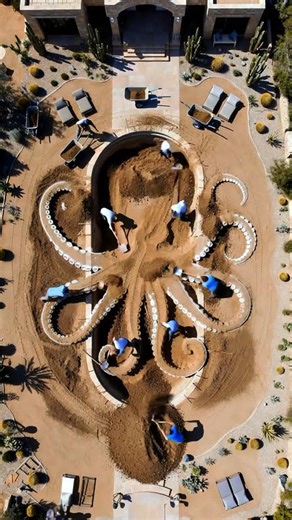 I Built a Giant OCTOPUS Shaped Swimming Pool in My Backyard