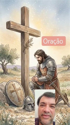 Oração para enfrentar os desafios. #shorts Imagem de fundo criada no Gemini IA do Google