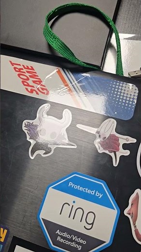 putting stickers on my computer part 3 #stickers #labtop