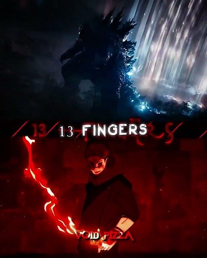 Godzilla 2014 vs Sukuna (all fingers)