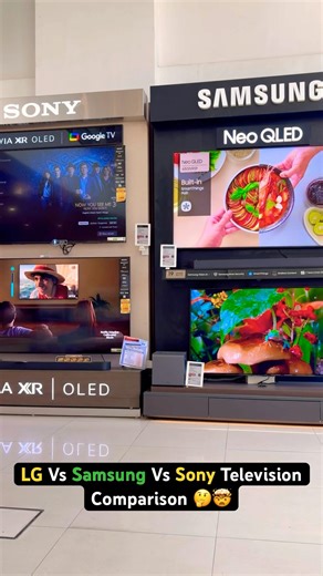 LG Vs Samsung Vs Sony TV Comparison | Konsa TV le Sony Bravia OLED Vs Samsung Neo QLED Vs LG OLED 🤔