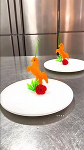He's New Year Plating Tutorial #CreativePlateStyling #PlateCarving #CreativePlateDecorations