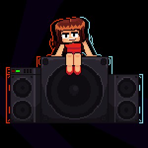 Made "GF" From Fnf's Menu Screen! Pixel-art [Idk anymore] -Thanks f...