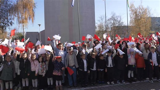 W tym roku logo Polski Walczącej. Godnie, ale wyjątkowo i jak zawsze niestandardowo uczciliśmy zbliżające się Święto naszej Ojczyzny. | Dwójka - SP2 i SM Milicz