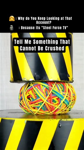 SteelForce — Brutal Crushing Experiments | ⚙️ The Deadliest Hydraulic Press — Steel Has No Mercy 💀🛠️ This isn’t just a machine. It’s controlled industrial force — built to crush... | Instagram