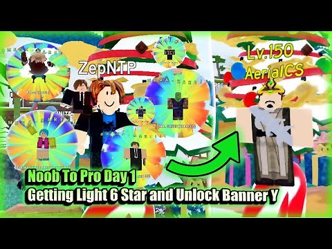 Noob To Pro Day 1 - Getting my first 6 Star Light Yagami (6 Star From Banner) All Star Tower Defense