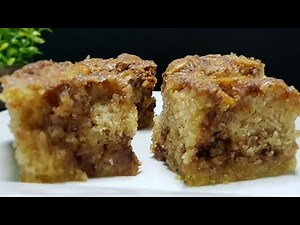 Moist Cinnamon Apple Cake || ඇපල් කේක්